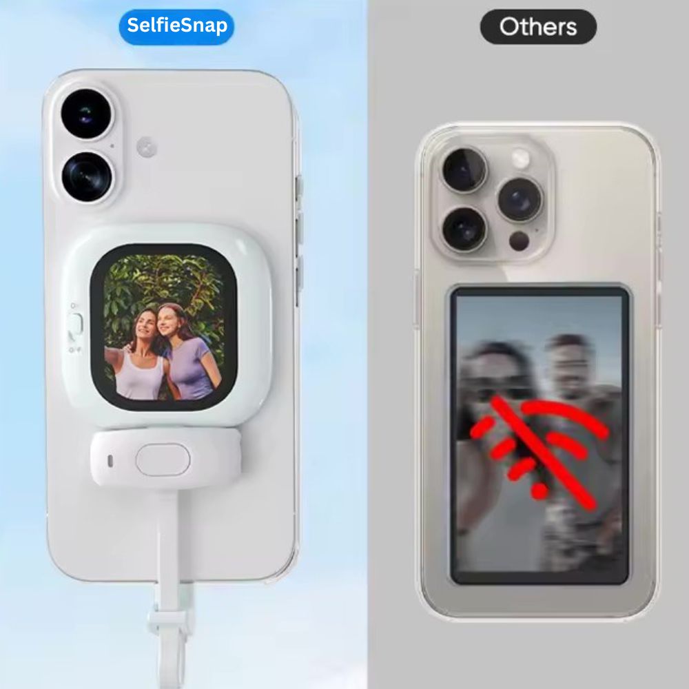 SnapShine™ – Magnetic Mirror Selfie Light